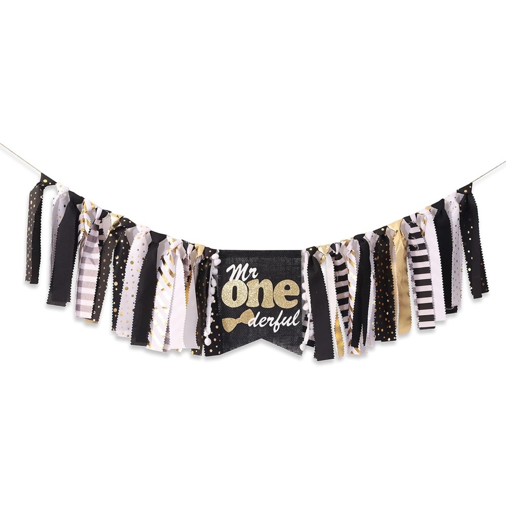 Mr. Onederful first birthday party decor and accessories